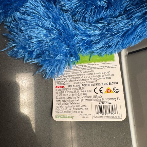 Sesame Street ‘Grover’ Plush - Picture 3 of 4